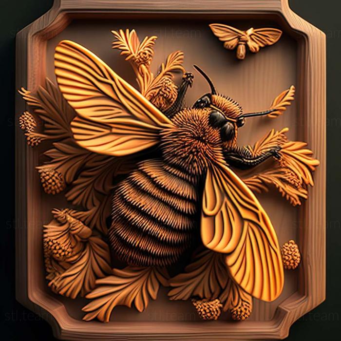 3D модель Bombus zonatus (STL)